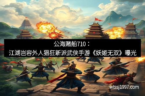 公海赌船710：江湖岂容外人猖狂新派武侠手游《妖姬无双》曝光